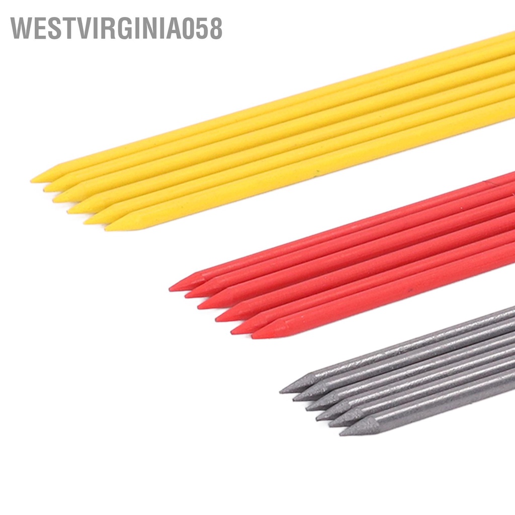 Westvirginia058 19 chiếc Bút chì Thợ mộc Bộ bút ABS Tungsten Carbide Xây dựng với Refill