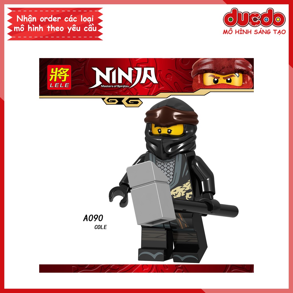 Minifigures các nhân vật Ninjago tuyệt đẹp - Đồ chơi Lắp ghép Xếp hình Mini Mô hình Ninja LeLe A090-A097