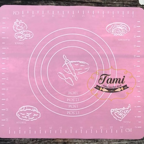 Thảm nhồi bột, cán bột 26 x 30cm