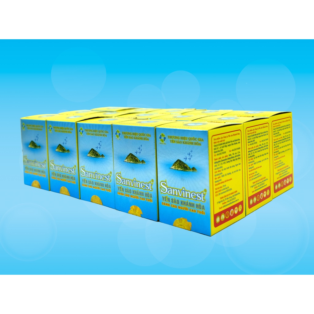 Nước yến sào Sanvinest Khánh Hòa dành cho người cao tuổi đóng lọ 70ml