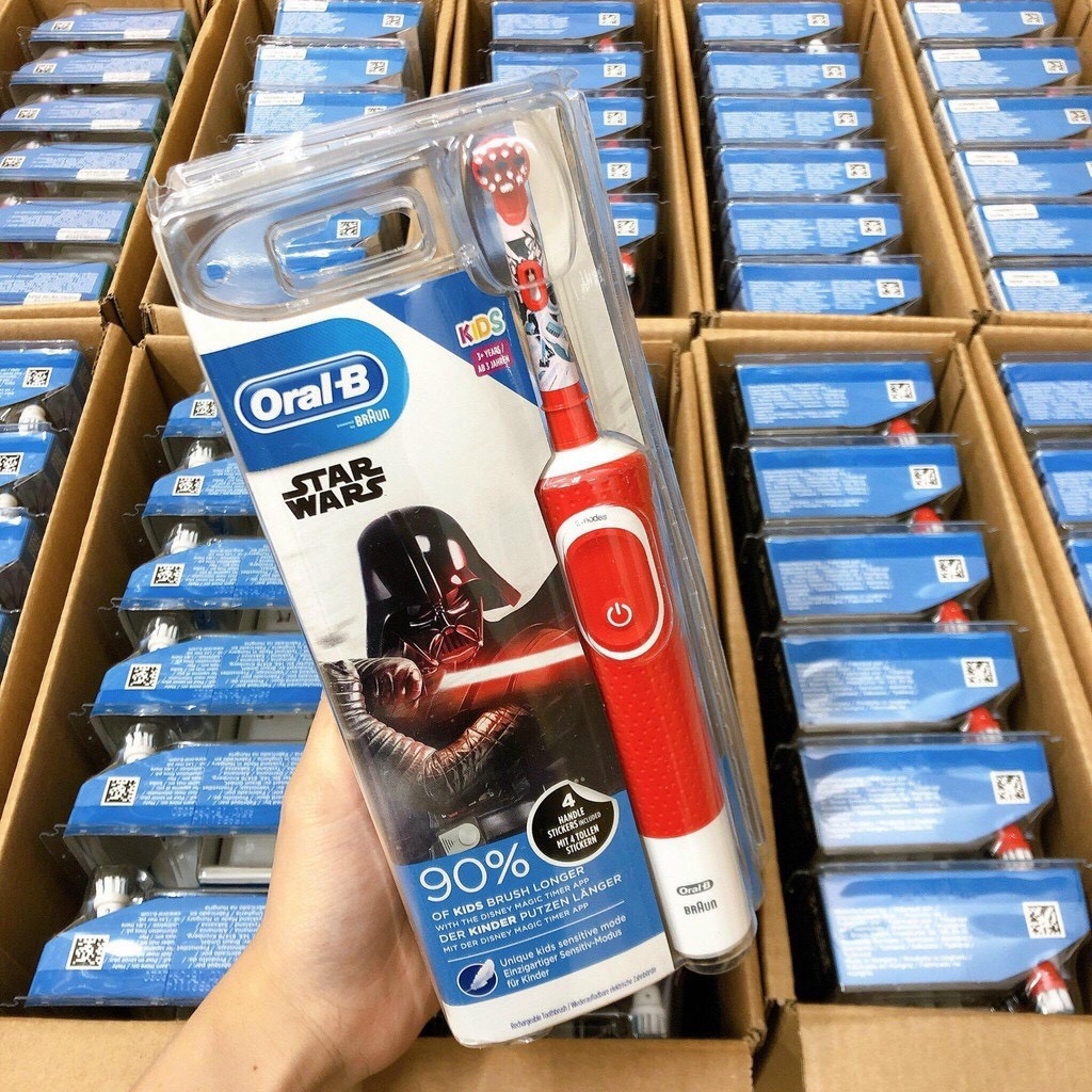 Bàn Chải Điện Oral B Kids Pixar cho bé từ 3 tuổi hàng nội địa Đức