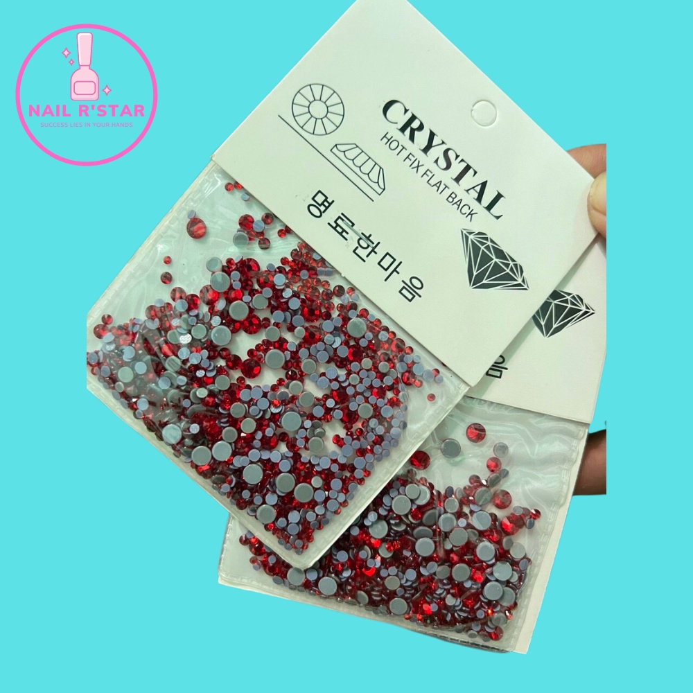 Đá Chân Bằng Trang Trí Móng - set 1200 viên/bịch cao cấp chuyên dụng cho ngành nail NAIL R’STAR