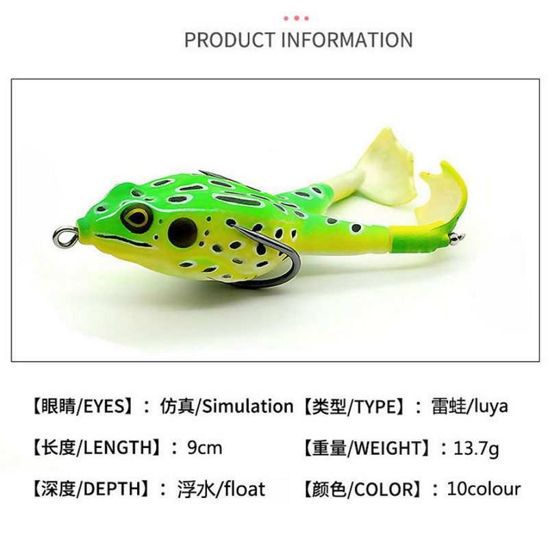 Mồi Câu Lure Siêu Nhạy 3D Chuyên cá lóc, chép, trê MCL1 - Sanami Fishing