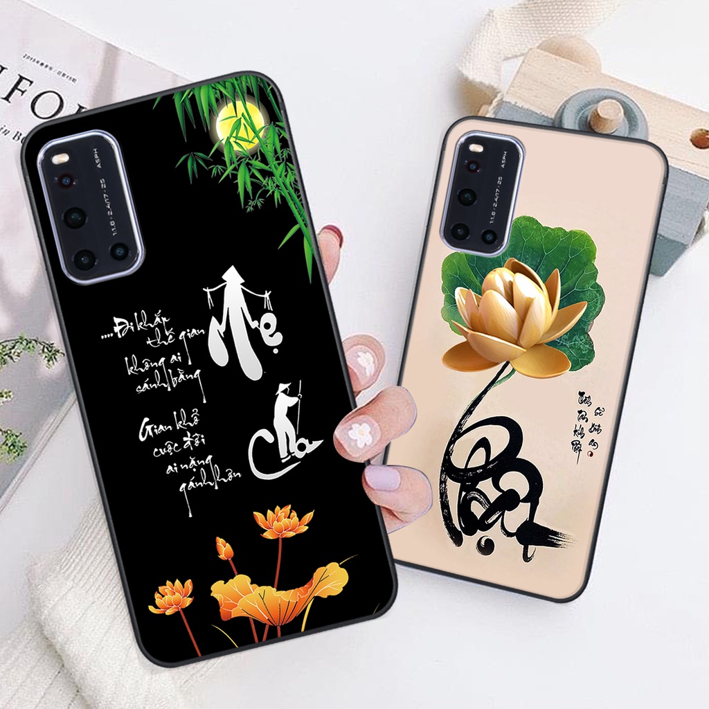 Ốp lưng Vivo V19 in hình chữ tài chữ lộc, Cha Mẹ, bình an SIÊU ĐẸP