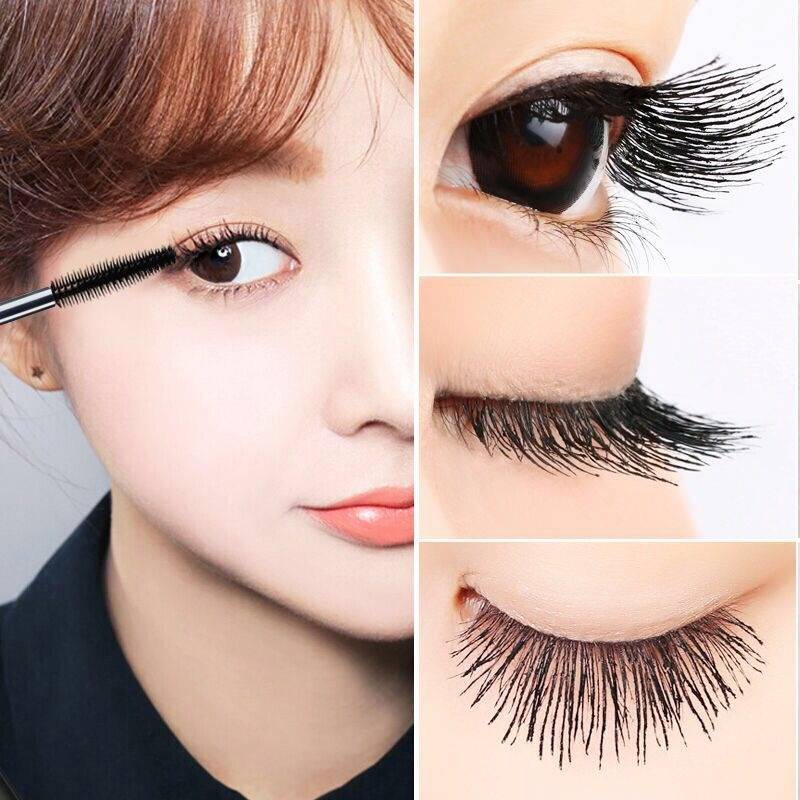 [Hàng mới về] Mascara Sợi Silicone 2 Bước Làm Dài Và Cong Mi Chống Thấm Nước Lâu Trôi