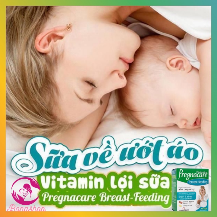 [100% Hàng Auth ] Vitamin Pregnacare Breast feeding – Viên Uống Lợi Sữa Bổ Sung Vitamin Tổng Hợp Sau Sinh Anh 84 viên