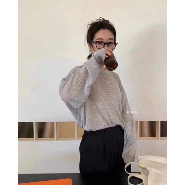 Áo len mỏng muối tiêu Nana21 Nanastore21