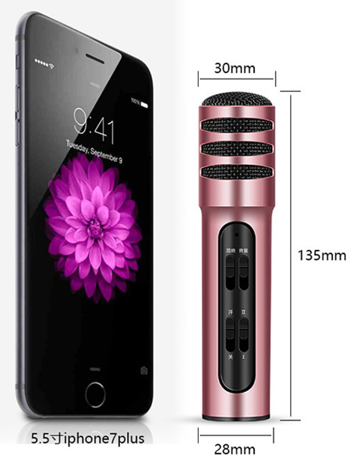 MIC HÁT KARAOKE - LIVESTREAM THU ÂM C7 Pro; Chất lượng âm thanh đỉnh cao, Model C7-332