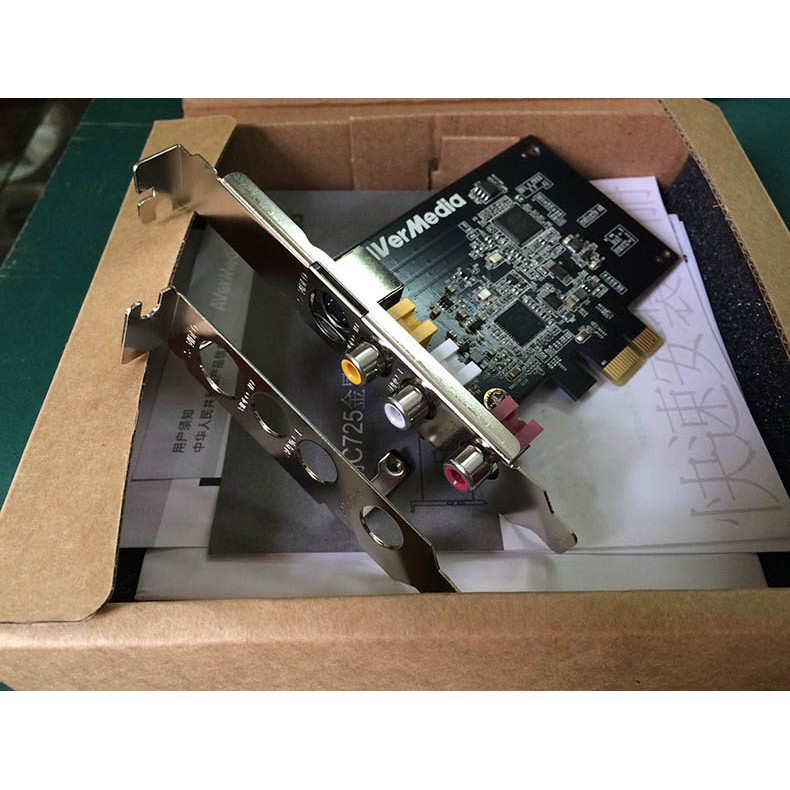 Card PCI ghi hình nội soi, siêu âm cao cấp AverMedia C725 - Hàng Chính Hãng