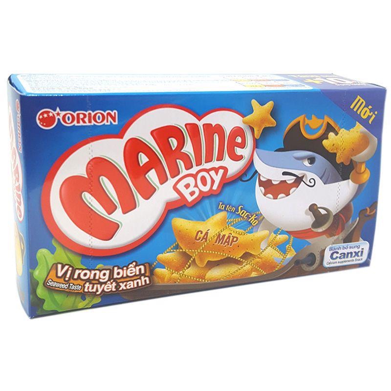 BÁNH CÁ MARINE BOY VỊ RONG BIỂN THỰC PHẨM BỔ SUNG HIỆU ORION 35 g