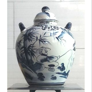 Bình Ngâm Rượu Gốm Sứ Bát Tràng 10 lít