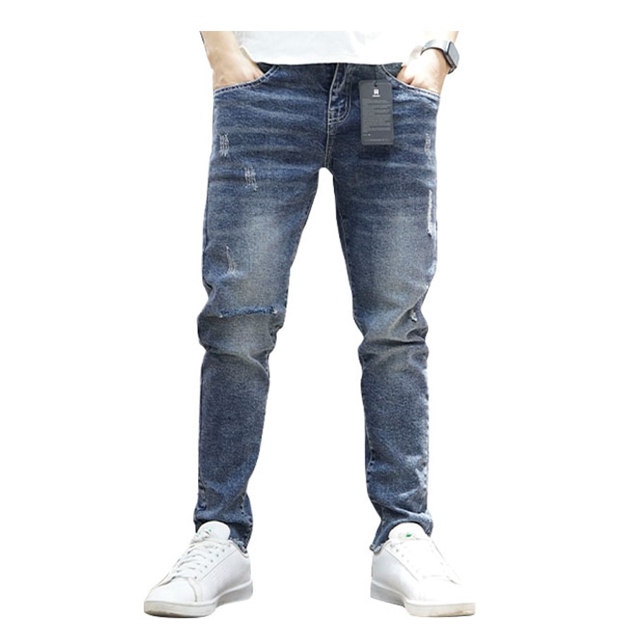 [Mã FAMALLT5 giảm 15% đơn 150K] Quần Jean Slimfit T9 kiểu dáng thể thao nam N7 phong cách thời tranng đường phố 2020