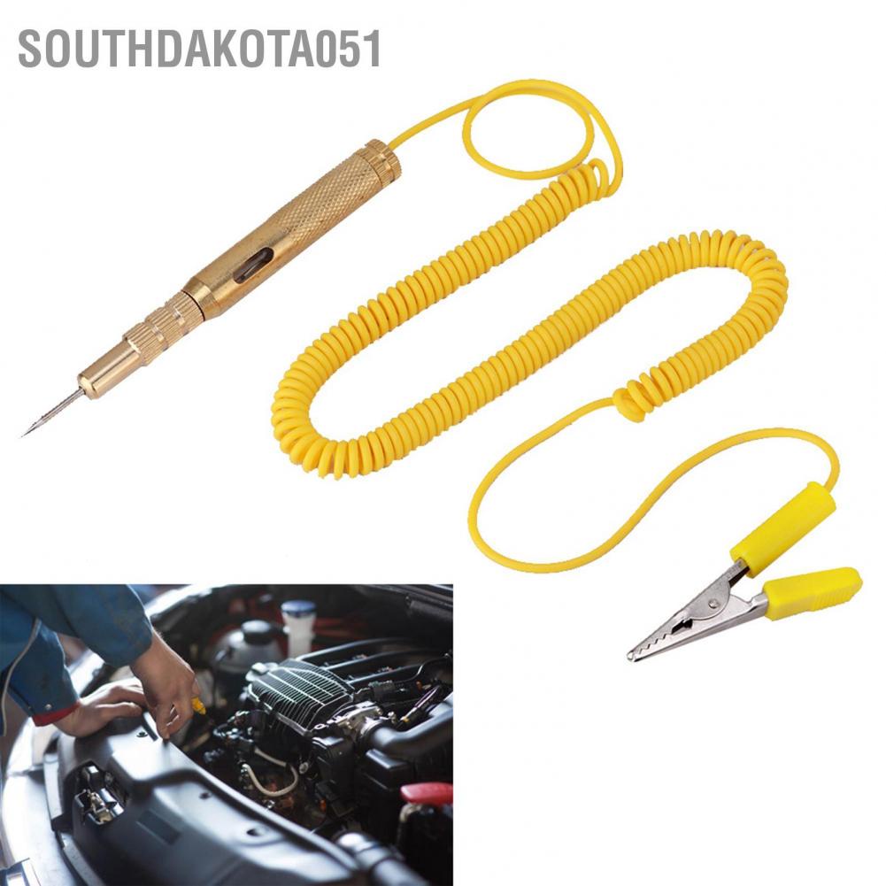 Bút kiểm tra điện áp đèn vàng cho mạch xe ô tô DC 6V 12V 24V