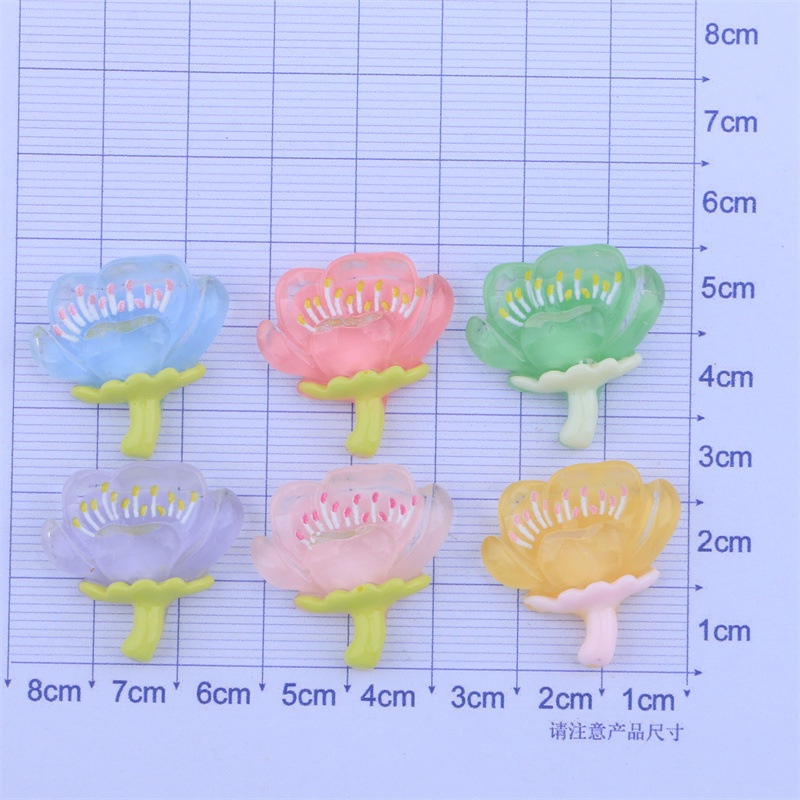 Set 10 Ghim Cài Áo Hình Hoa Anh Đào Xinh Xắn
