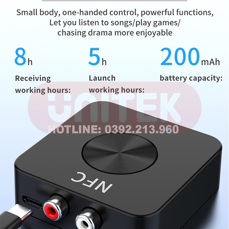 Bộ Thu Tín Hiệu Âm Thanh AUX RCA Bluetooth BT-21