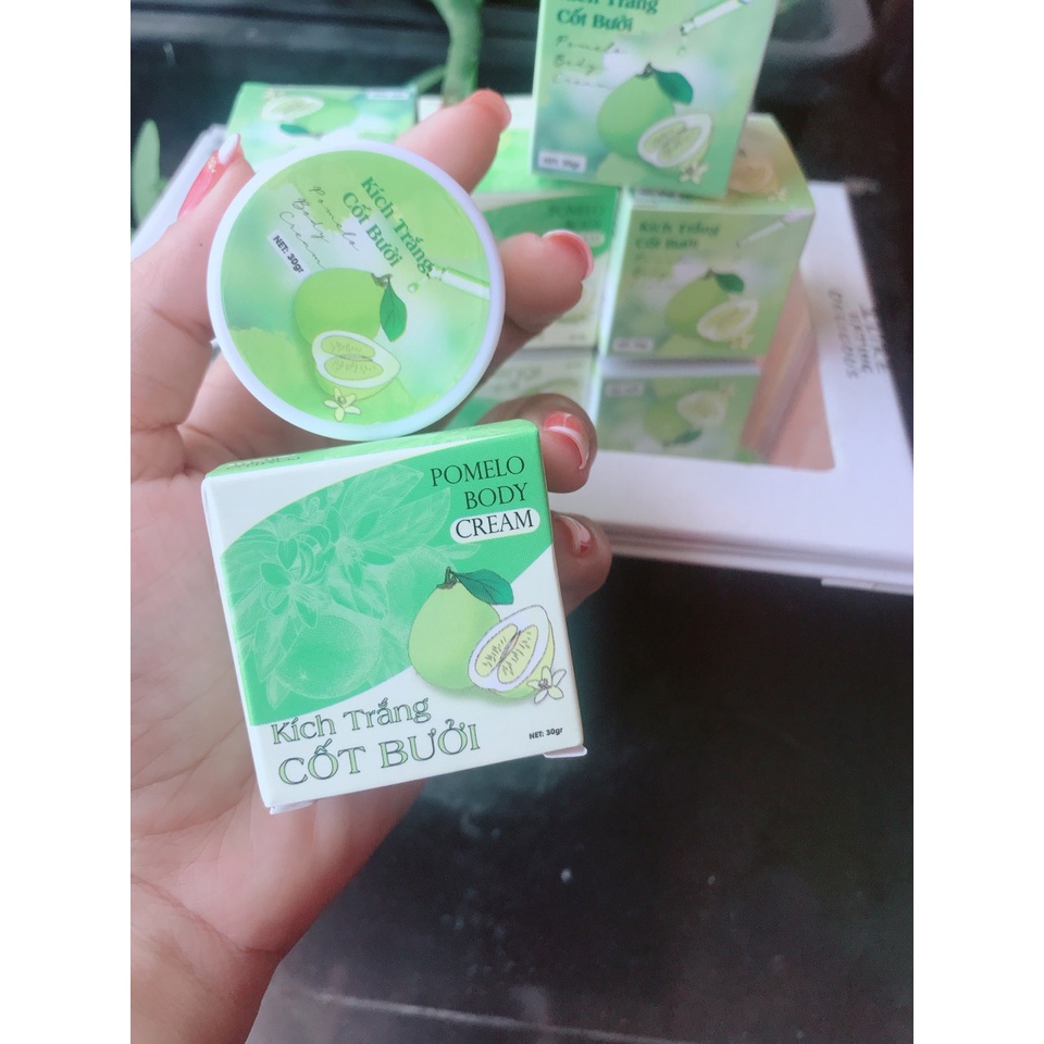 Kem Kích Trắng Body Bưởi Polemo - Kích Trắng Sau 7 Ngày - 30gr - Hàng Độc Quyền