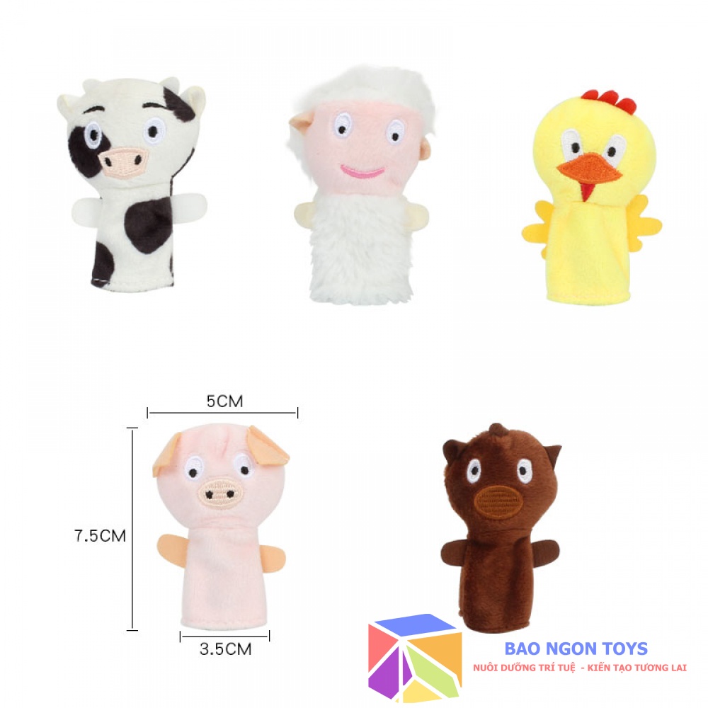 RỐI NGÓN TAY KỂ CHUYỆN CHO BÉ - BAO NGON TOYS