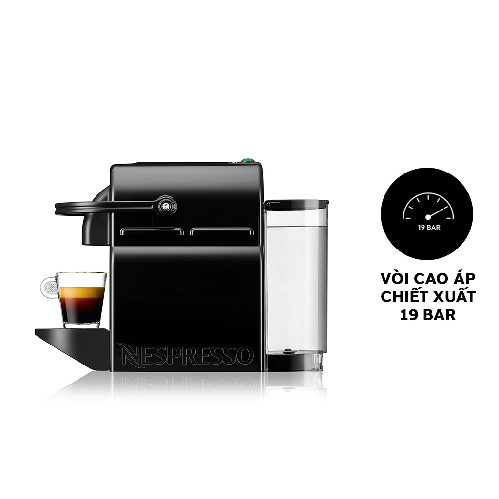 [NHẬN KÈM QUÀ TẶNG] Máy pha cà phê Nespresso Inissia Đen