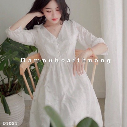 Đầm dự tiệc cao cấp / Váy tiểu thư tôn dáng chuẩn đẹp cho chị em Đầm Nữ Hoài Thương