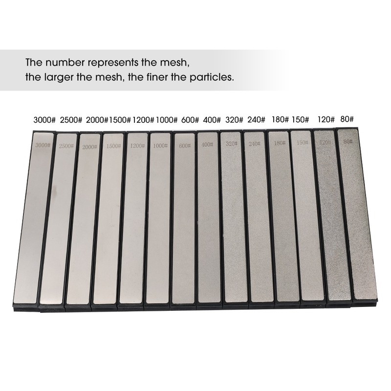 Đá Mài Dao Kéo Bằng Thép Không Gỉ Phủ Kim Cương Đa Năng Siêu Bền