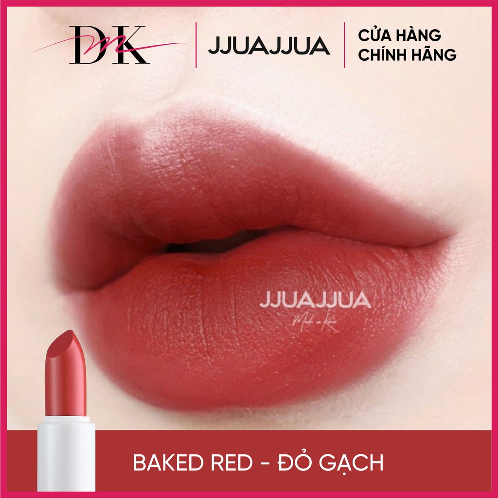 SON THỎI LÌ JJUAJJUA BAKED RED (ĐỎ GẠCH) | BigBuy360 - bigbuy360.vn