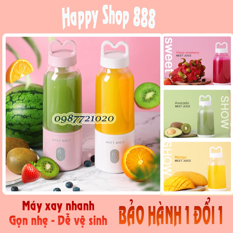 [Giá sỉ] Máy Xay Sinh Tố Đa Năng Cầm Tay - Máy Say Mini | HAPPY SHOP 888