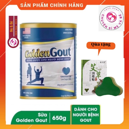 [Chính Hãng] Sữa non Golden Gout dành cho người Gout hộp 650gram