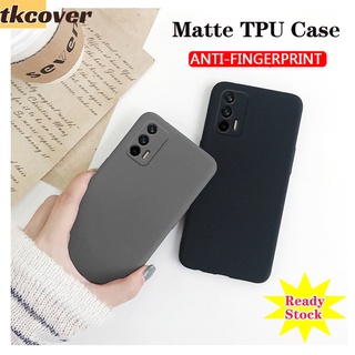 Dành Cho Realme GT Explorer Master Realme Q3 Pro Carnival GT Neo2T C25Y C11 2021 Ốp Điện Thoại Sang Trọng Siêu Mỏng Matte Chà Họa Tiết Sa Thạch Mềm