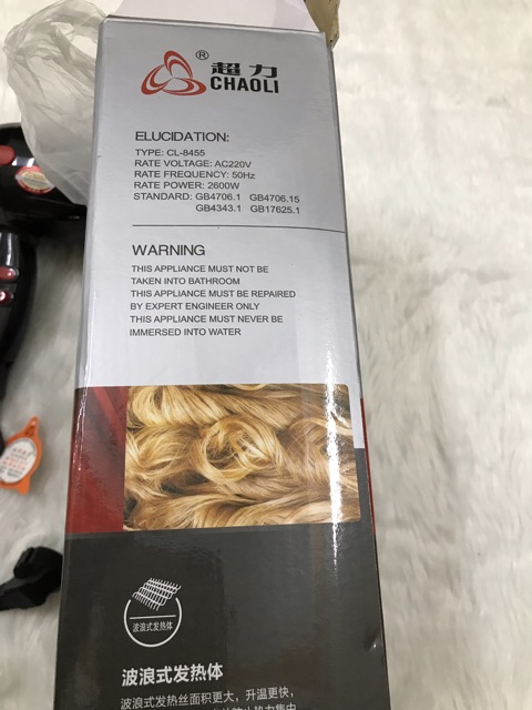 MÁY SẤY TÓC HÃNG CHAOLI SIÊU KHỎE , KÊU NHỎ, ÍT ỒN