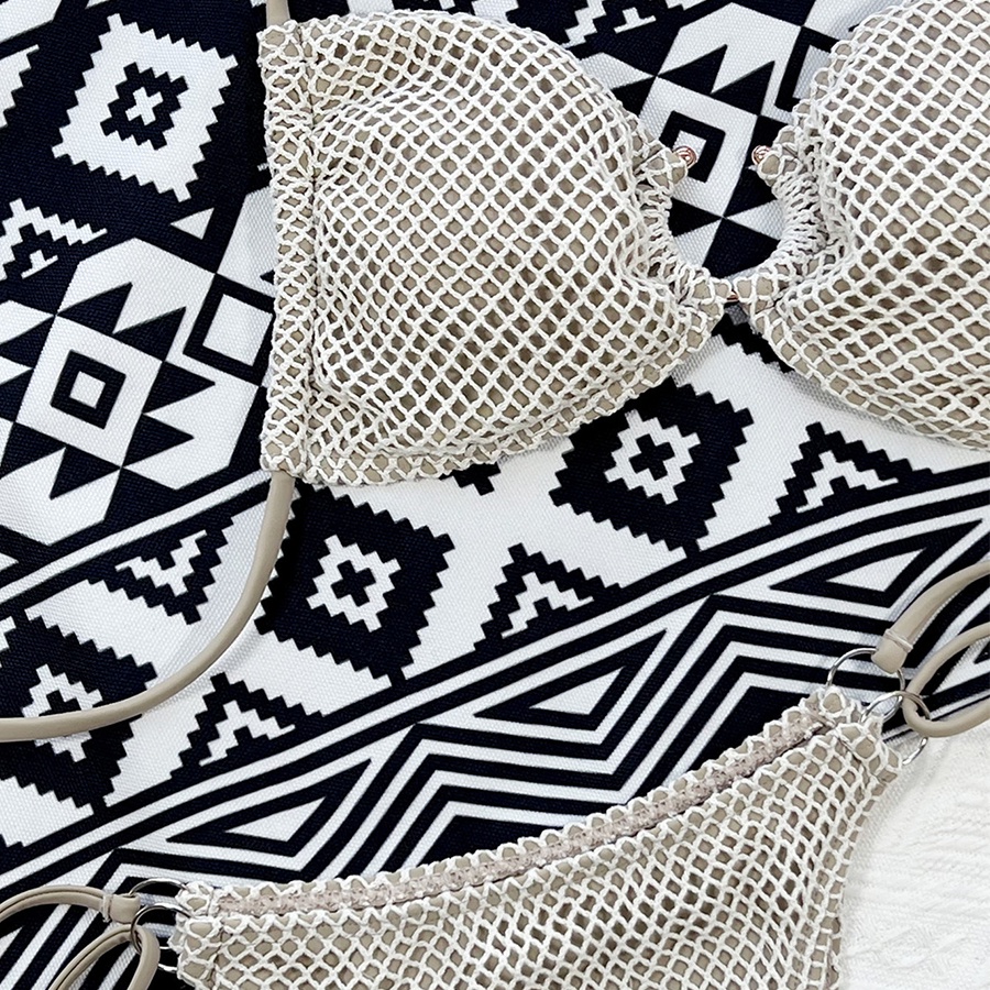 Bộ Đồ Bơi Bikini Màu Sắc Quyến Rũ Cho Nữ