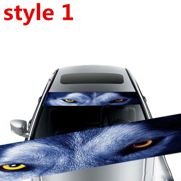 Tấm decal bằng Vinyl trong suốt dán kính chắn gió phía trước xe hơi