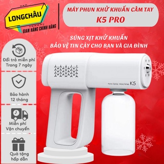 Máy phun khử khuẩn cầm tay nano,máy xịt cồn tự động cầm tay K5, công nghệ nano nhật bản, bảo hành 12 tháng