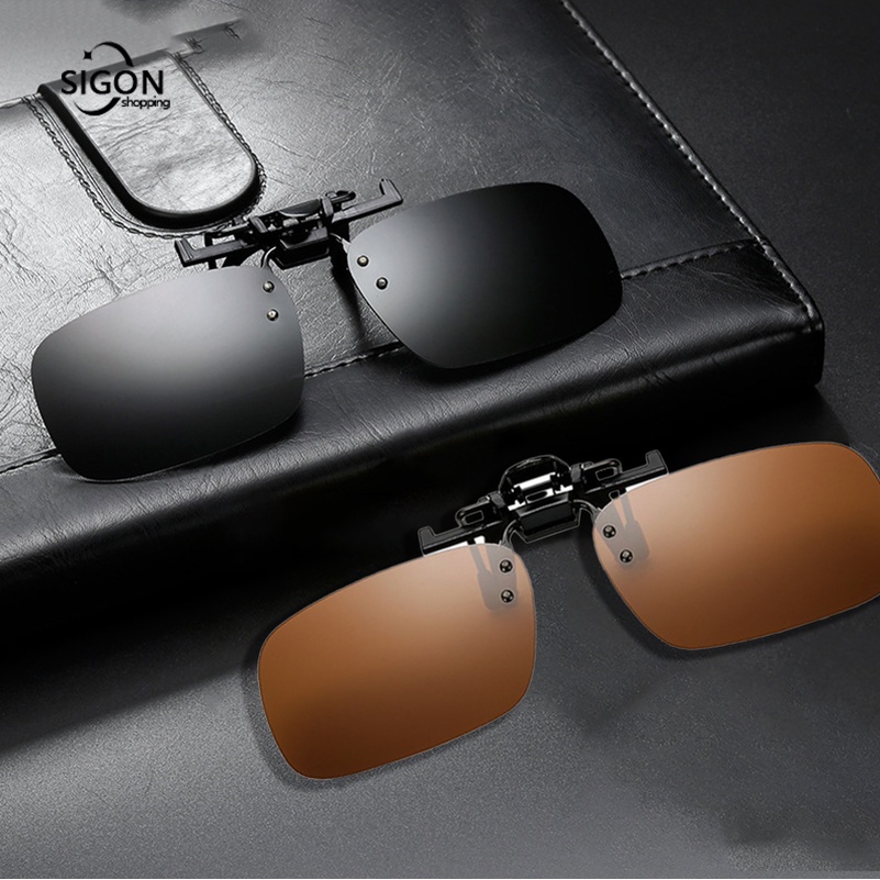 Kính Mát Phân Cực Dạng Kẹp Phù Hợp Cho Lái Xe/Câu Cá/Đường Phố