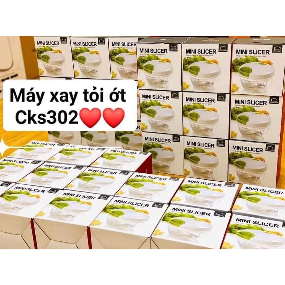 Máy xay tay LOCK&LOCK CKS302. Xay tỏi ớt, xay đồ ăn dặm