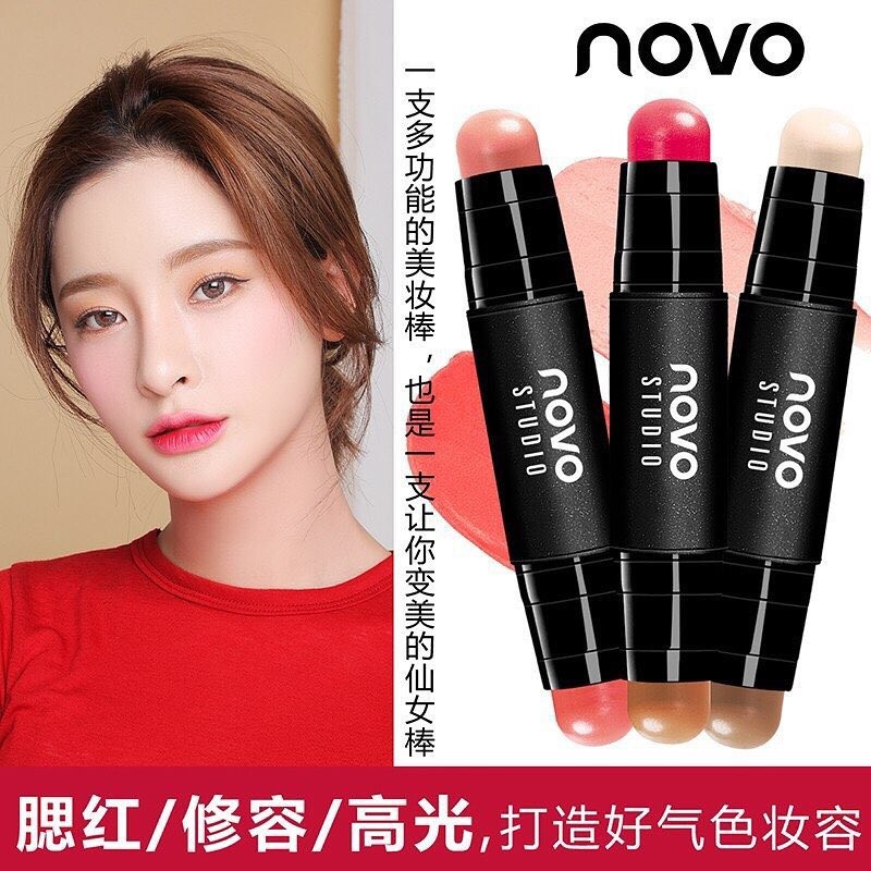 NO.5194_Má Hồng Dạng Thỏi 2 Đầu Novo Texture Silky | BigBuy360 - bigbuy360.vn