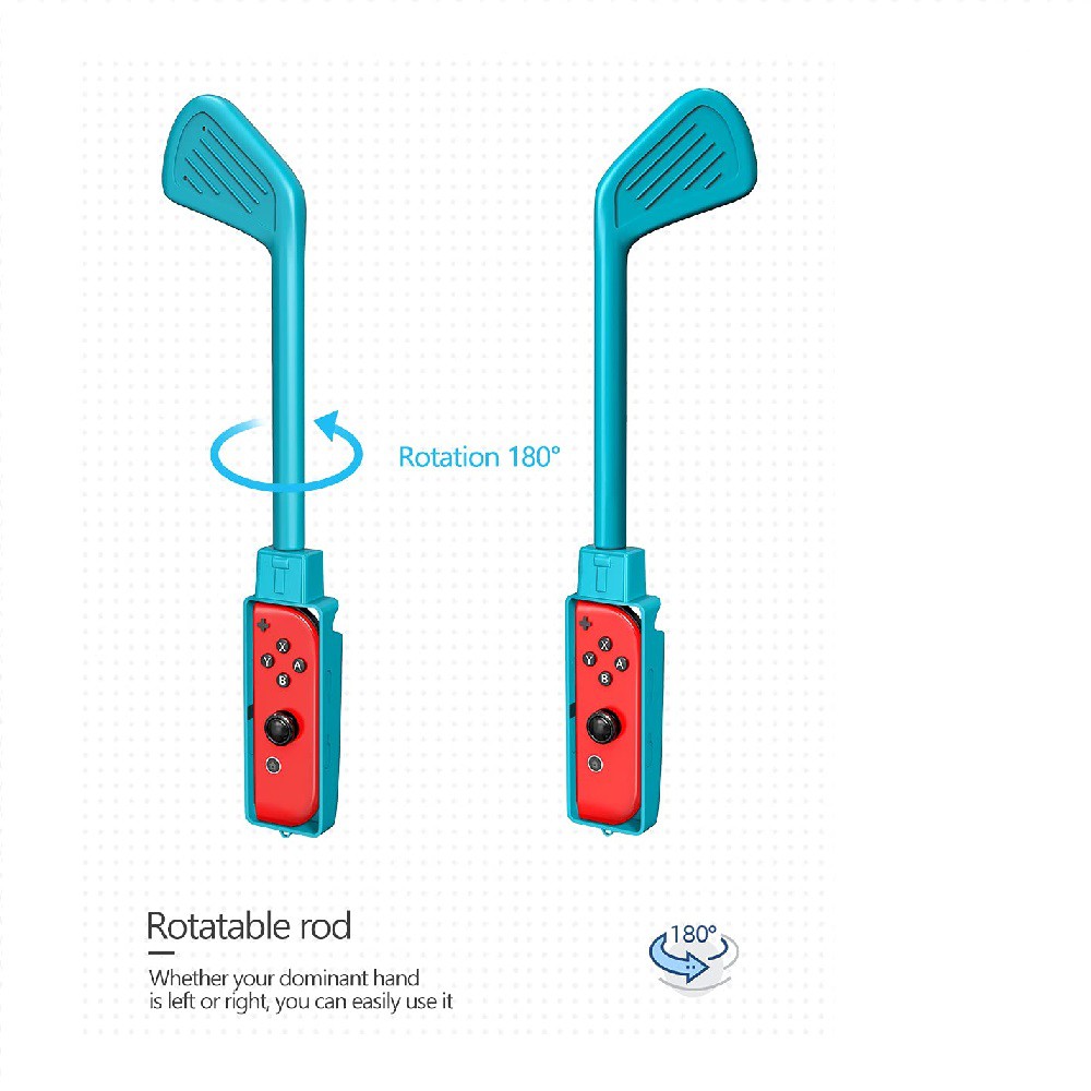 Bộ Tay Cầm Chơi Golf Có Dây Đeo Cổ Tay Điều Chỉnh Được Không Trượt Cho Nintendo Switch