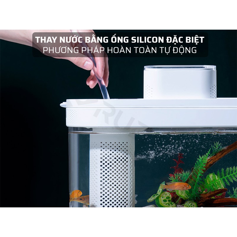 Bể Cá Thủy Sinh Thông Minh XIAOMI TANK PRO, Hồ Nuôi Cá Tích Hợp Trồng Cây Tiện Lợi