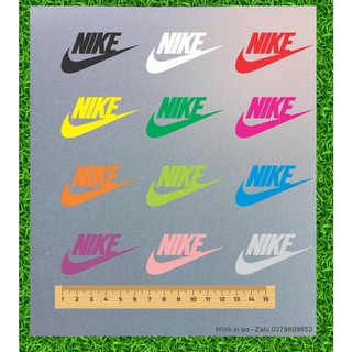 Logo Nike nhiều màu in trực tiếp lên vải bằng bàn ủi, bàn là - post 2