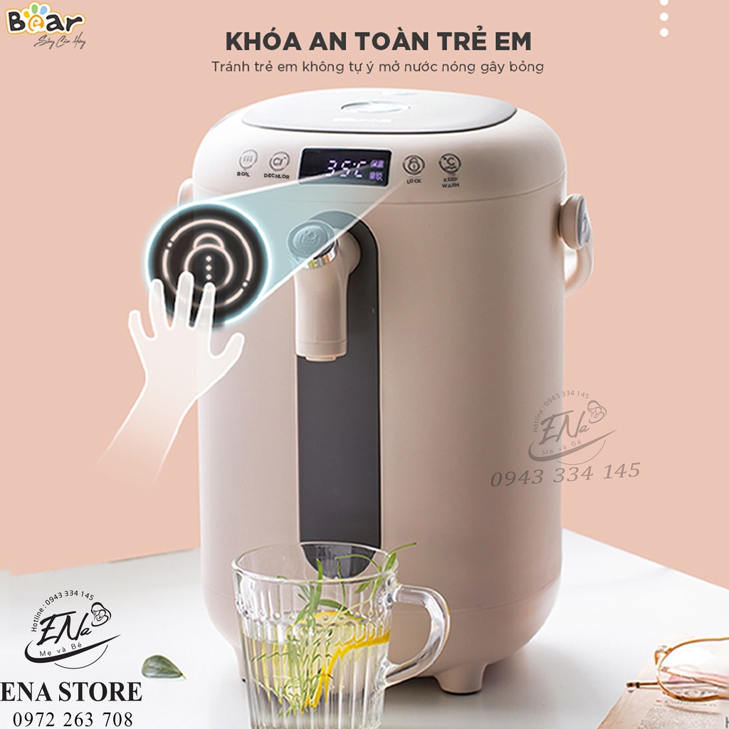 Bình Thủy Điện Đun Nước Thông Minh Bear dung tích 3 lit