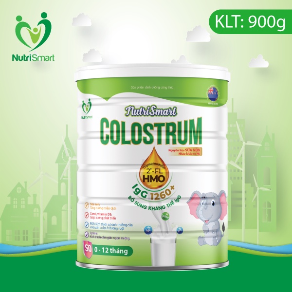 Sữa Nutri Smart COLOSTRUM S0,sữa cho trẻ từ 0-12 tháng tuổi,tăng sức đề kháng,{ cam kết chính hãng 100%},sữa công thức