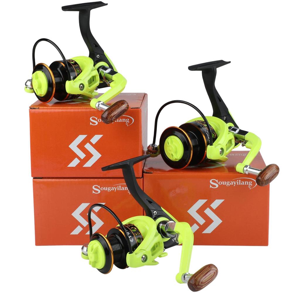 Máy câu cá SOUGAYILANG Series 1000-3000 12bb 5.0:1 thích hợp cho nước ngọt