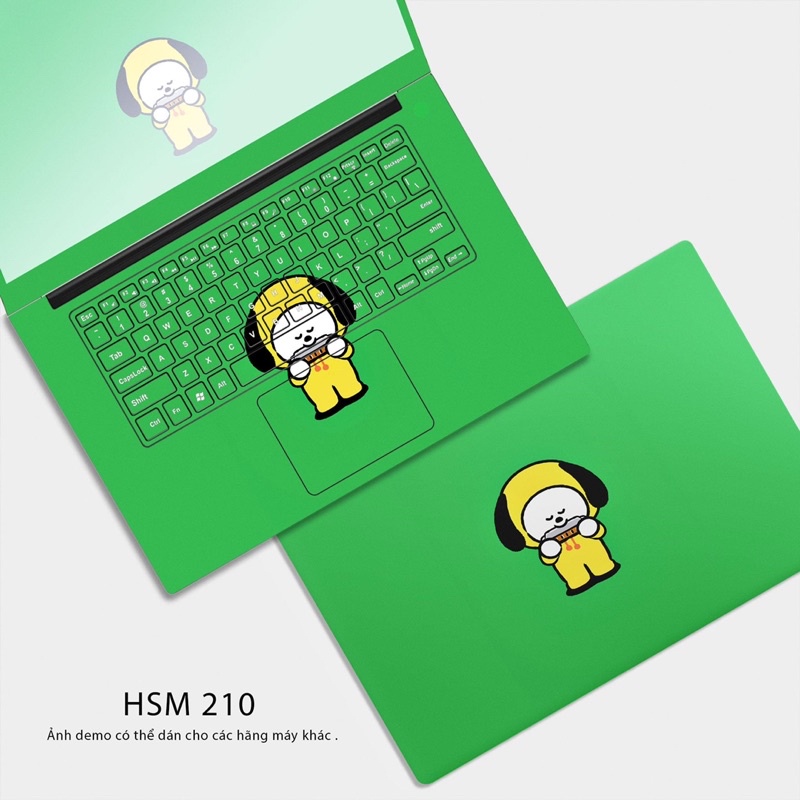 Skin Dán Laptop - Mẫu BT21 (P2)