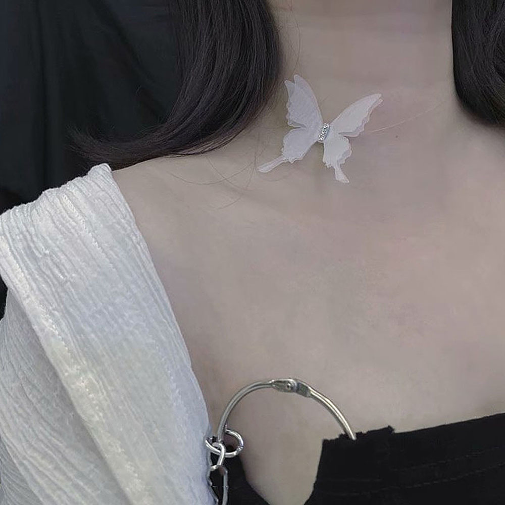 Vòng Cổ Choker Ren Hình Bướm Quyến Rũ Cho Nữ