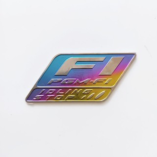 Tem titan, tem logo chữ  Fi- iding stop