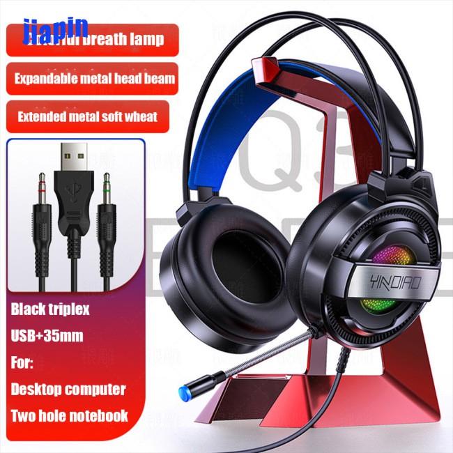 Tai Nghe Chơi Game Q3 Có Mic Và Đèn Nền Rgb | BigBuy360 - bigbuy360.vn