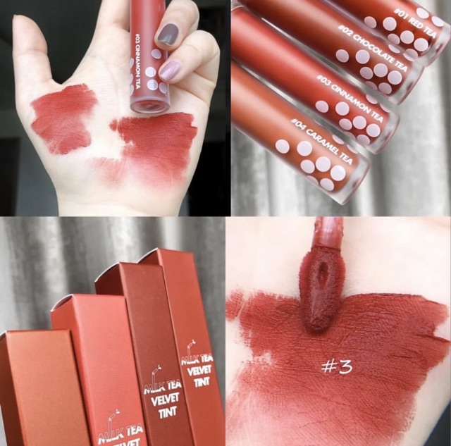 [HOT NEW] Son Kem Lì, Mịn Mượt Như Nhung Romand Milk Tea Velvet Tint 4.4g