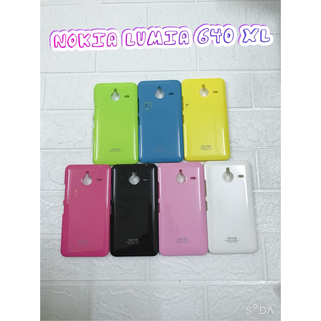 ( THANH LÝ) ỐP lưng SGP nhựa bóng Cho Lumia 640 XL