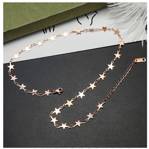 Dây Chuyền Ngôi Sao Titan Ko Đen TT 2559