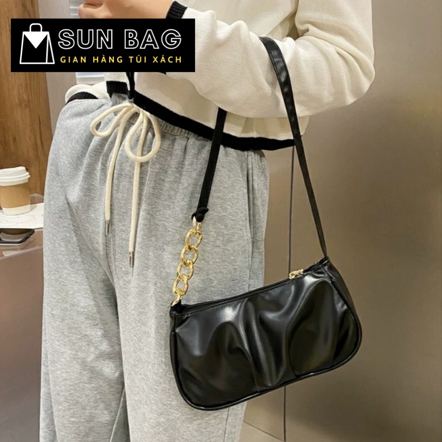 Túi xách nữ đeo chéo, đeo vai, kẹp nách đi chơi, đi học, da đẹp, thời trang cao cấp size 20cm SB116