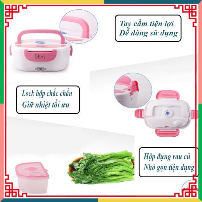 ( CC2016 ) Hộp Cơm Giữ Nhiệt Magic Bullet Ruột Inox Thiết Kế Thông Minh Tiện Dụng 00720